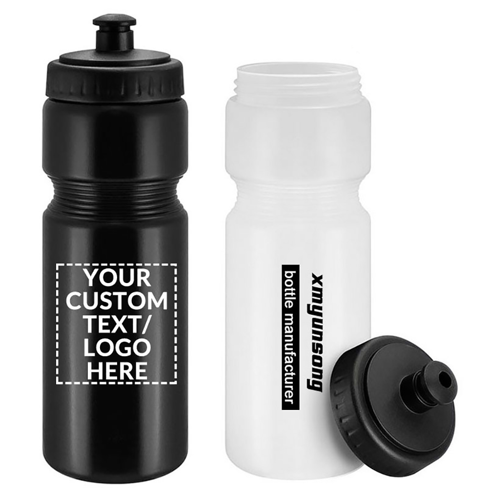 18.5 Oz. Plastic Bike Water Bottle w/ Push Pout 3