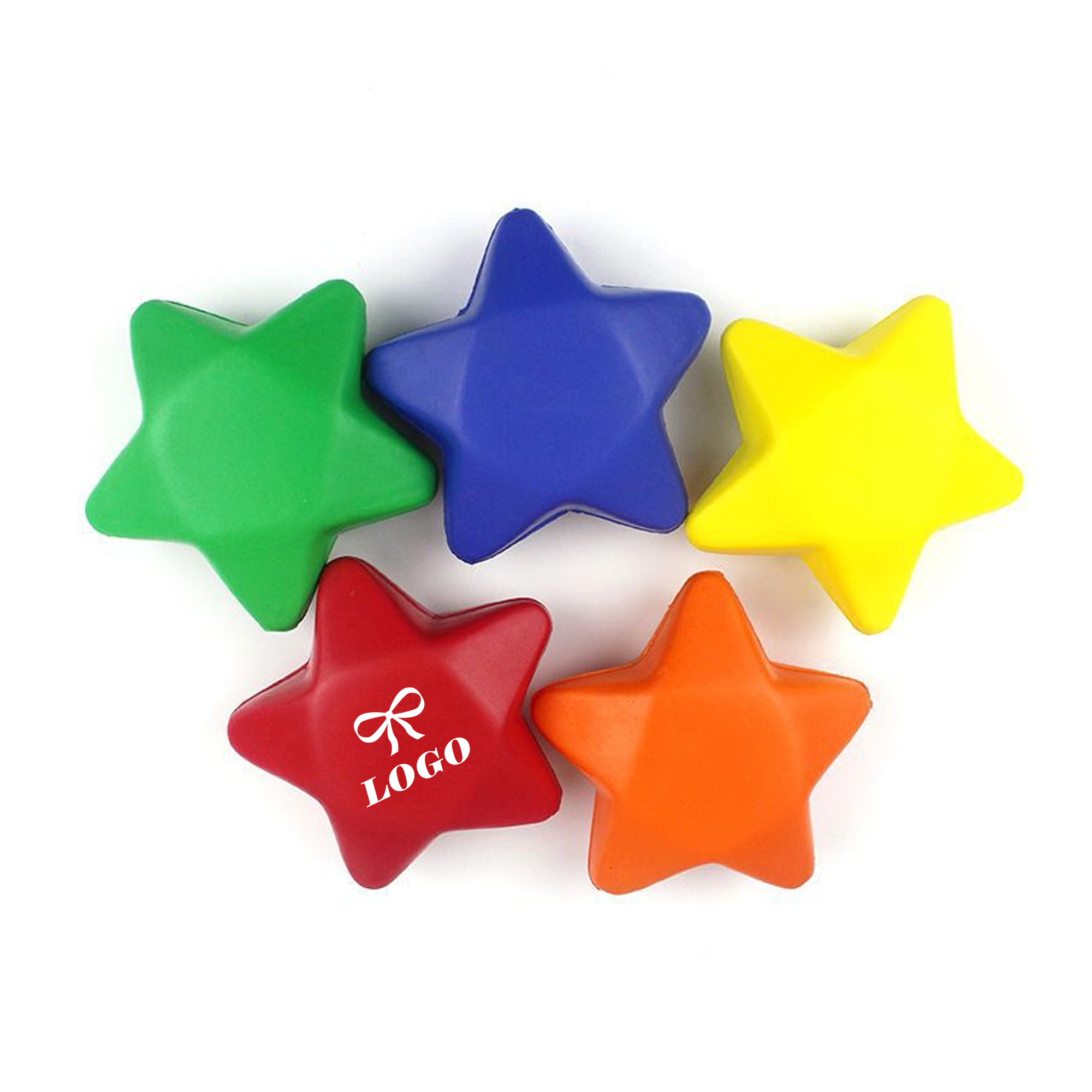 MOQ50 Custom Star Stress Ball 2