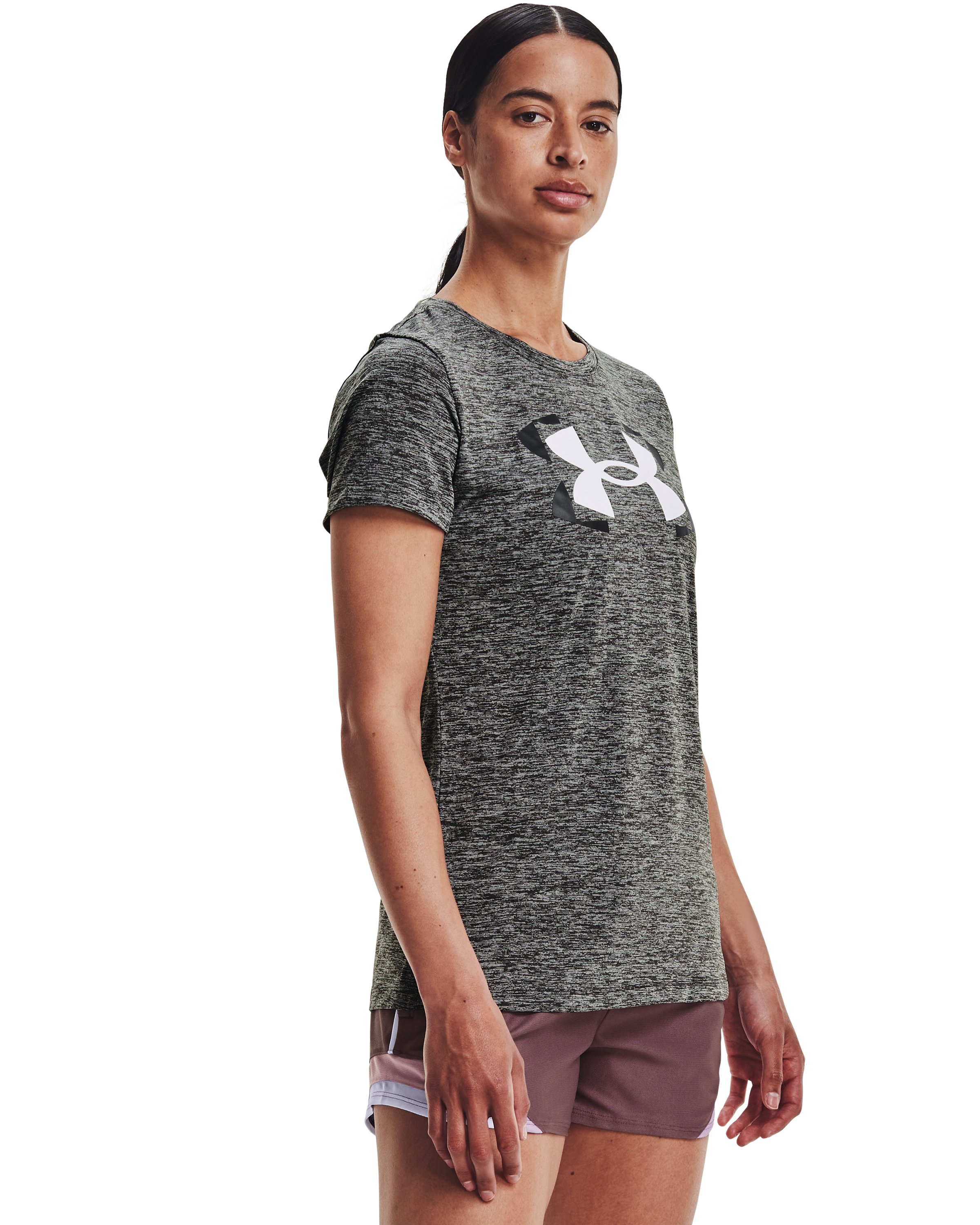 UA Tech Twist Logo Women's Short Sleeve 2