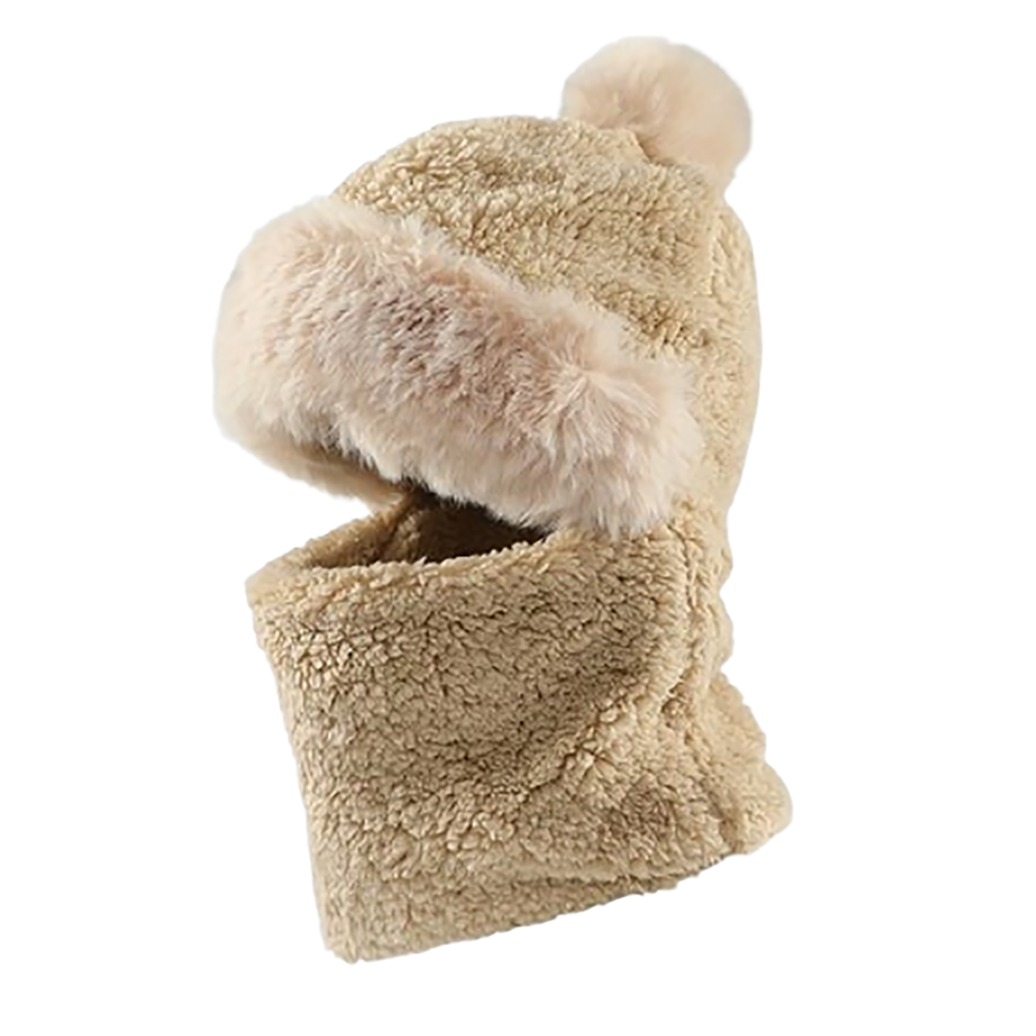 Integrated Beanie Hat and Scarf 7