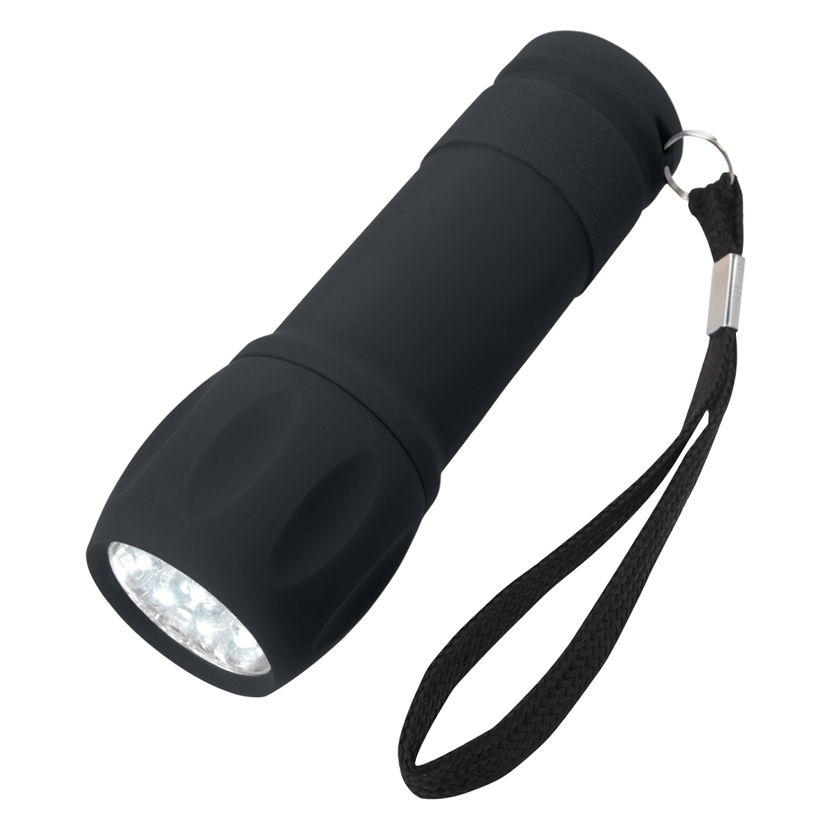 Rubberized Torch Light With Strap 17