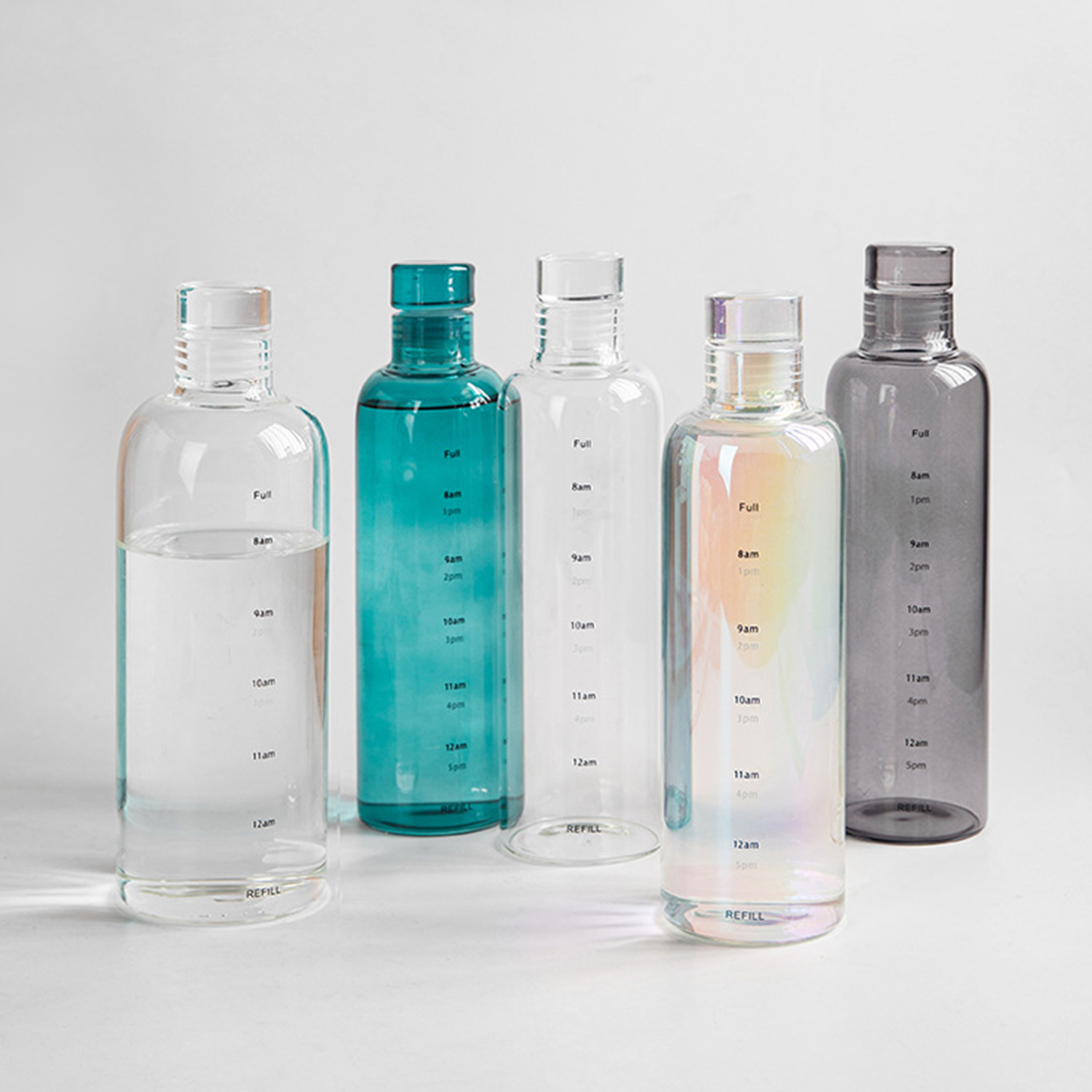 18Oz Reusable Times Glass Juice Bottle 3
