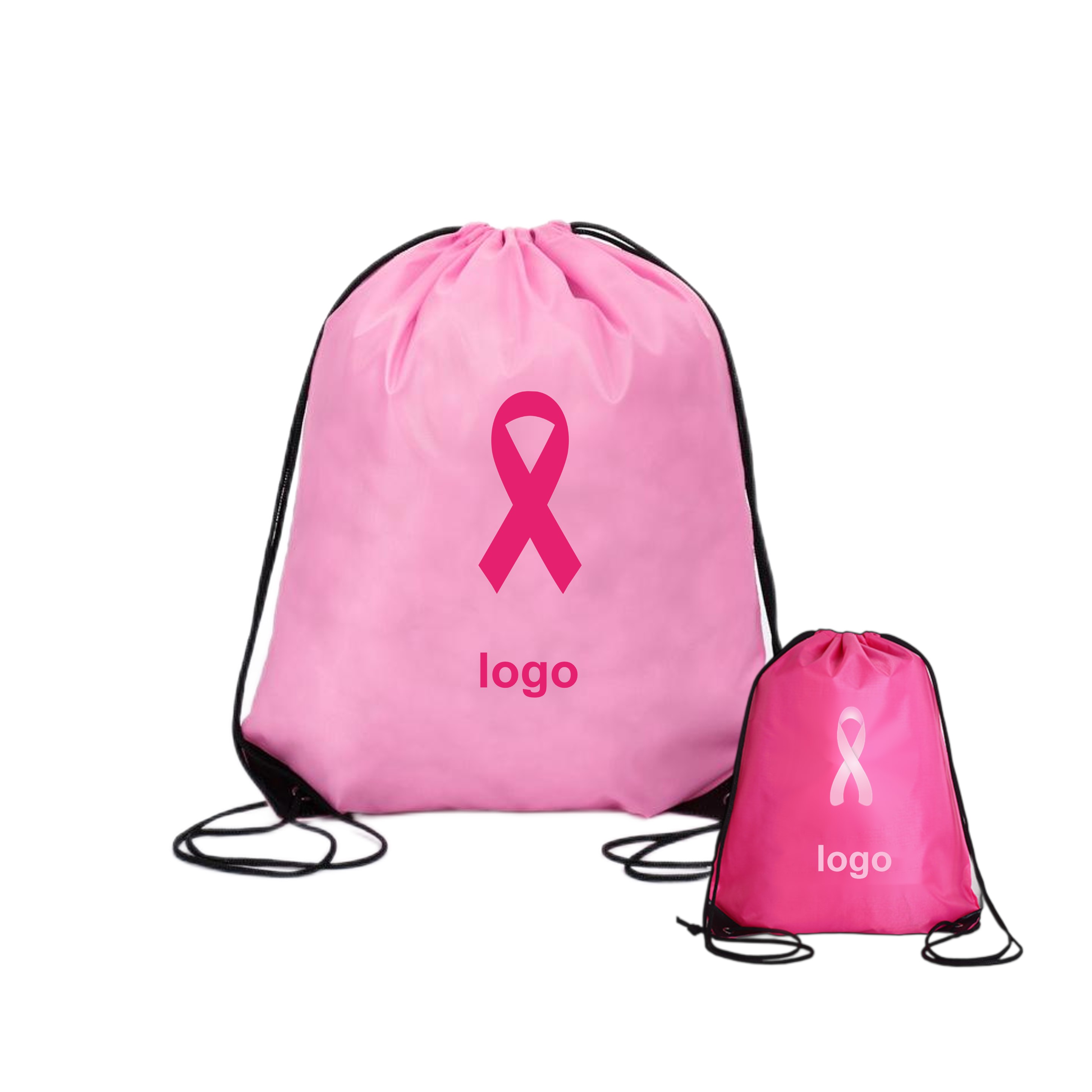 Breast Cancer Awareness Drawstring Bag 6
