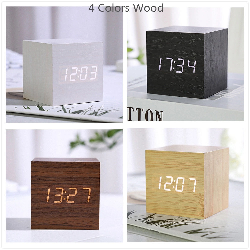 Cube LED Alarm Clock 7