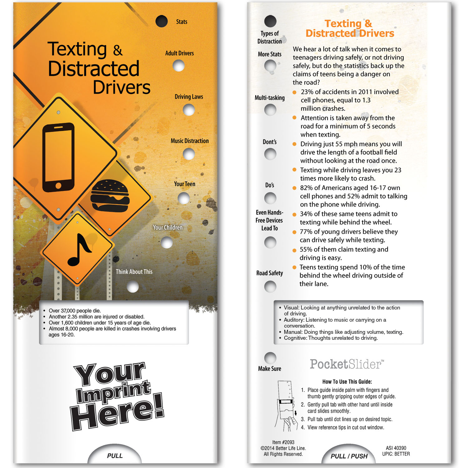 Pocket Slider - Texting & Distracted Drivers 1
