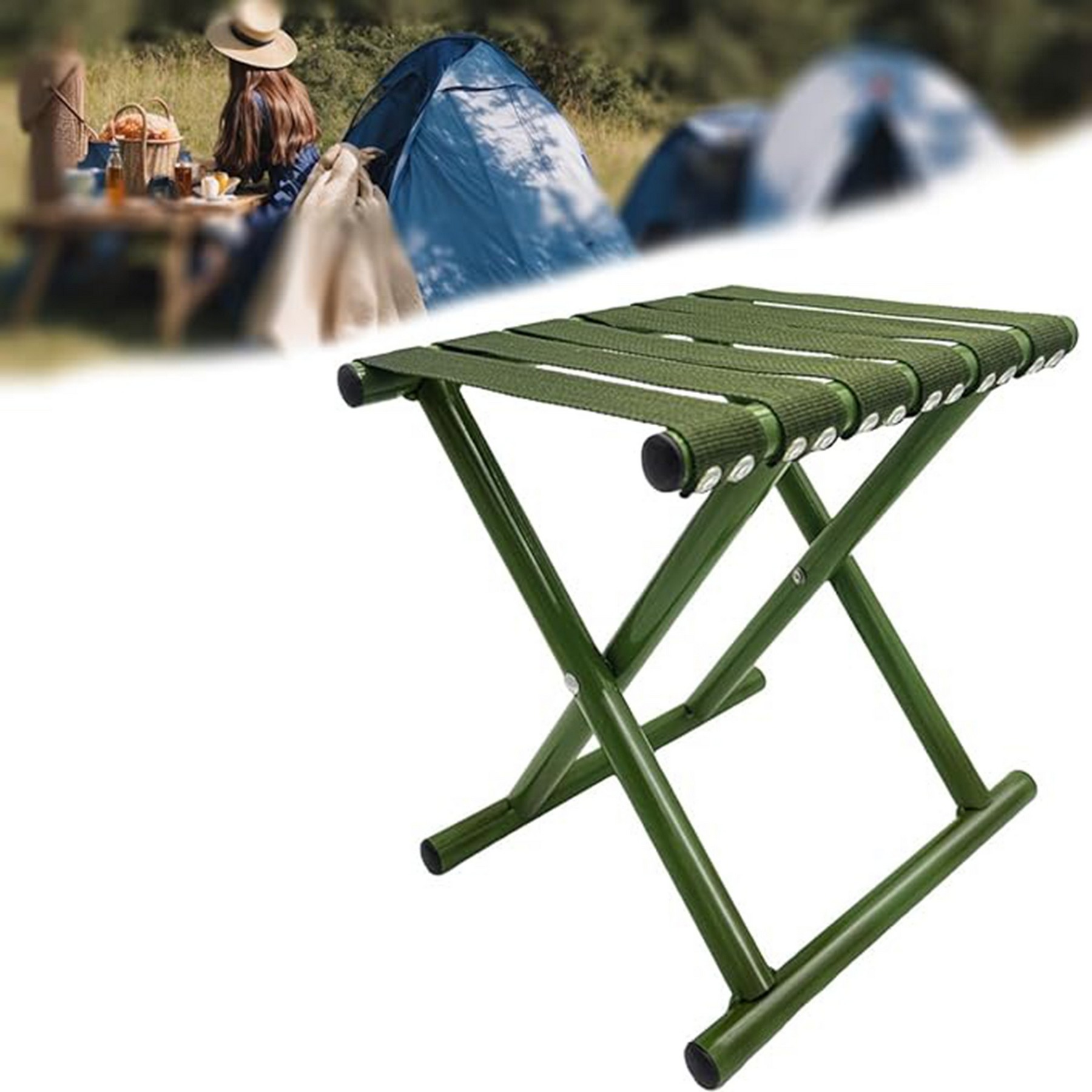 Military Green Outdoor Portable Chair 3