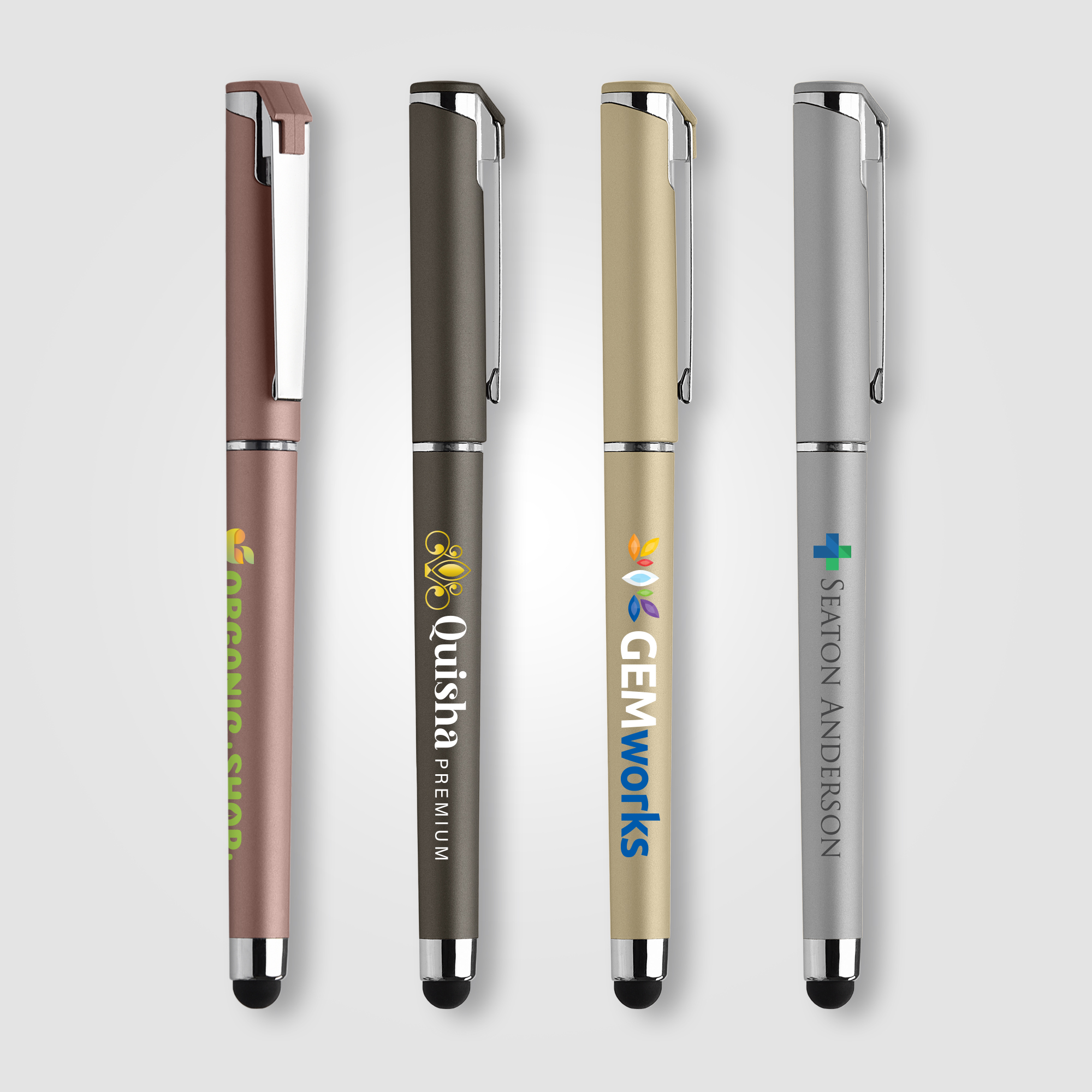 Islander Softy Metallic Gel Pen w/ Stylus 12
