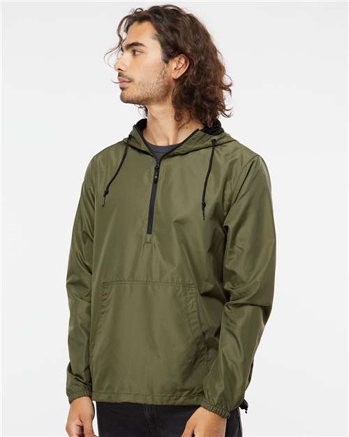 Unisex Lightweight Quarter-Zip Windbreaker Pullover Jacket - EXP54LWP 21