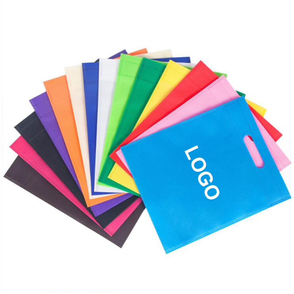 Die Cut Non Woven Bag 10" W x 13" H x 4" D 5