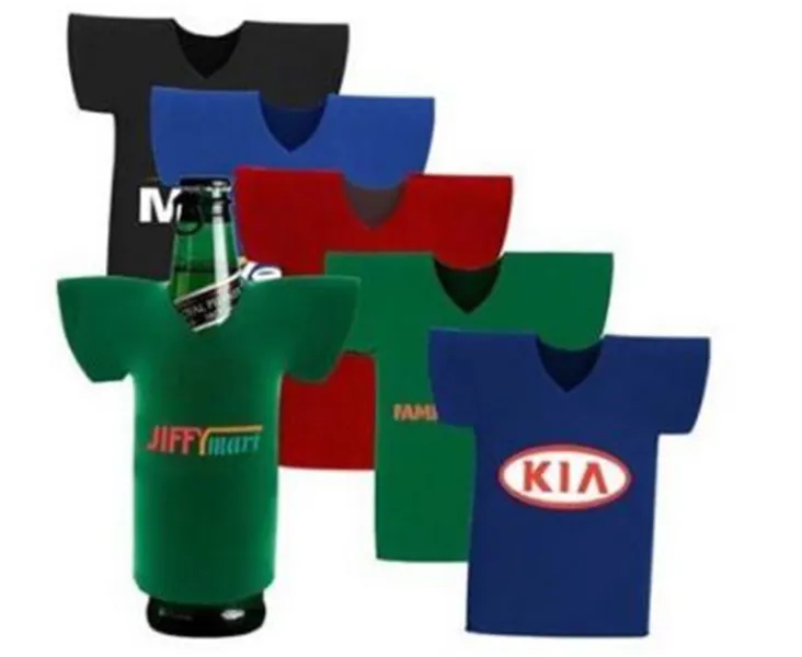 DRESS-UP Bottle Cooler, custom koozie with logo imprint 2