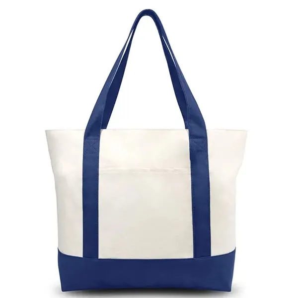 Premium Heavyweight Cotton Canvas Boat Tote, custom tote bag with logo imprint 3