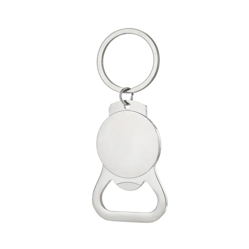 Metal Bottle Opener W/ Split Keyring 3