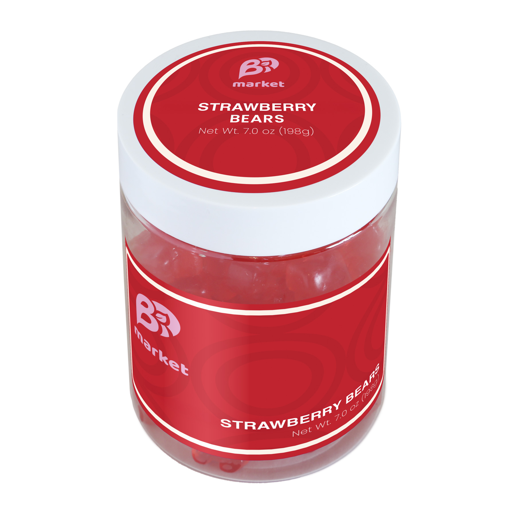 Albanese® Strawberry Gummi Bears: Large Jar 7