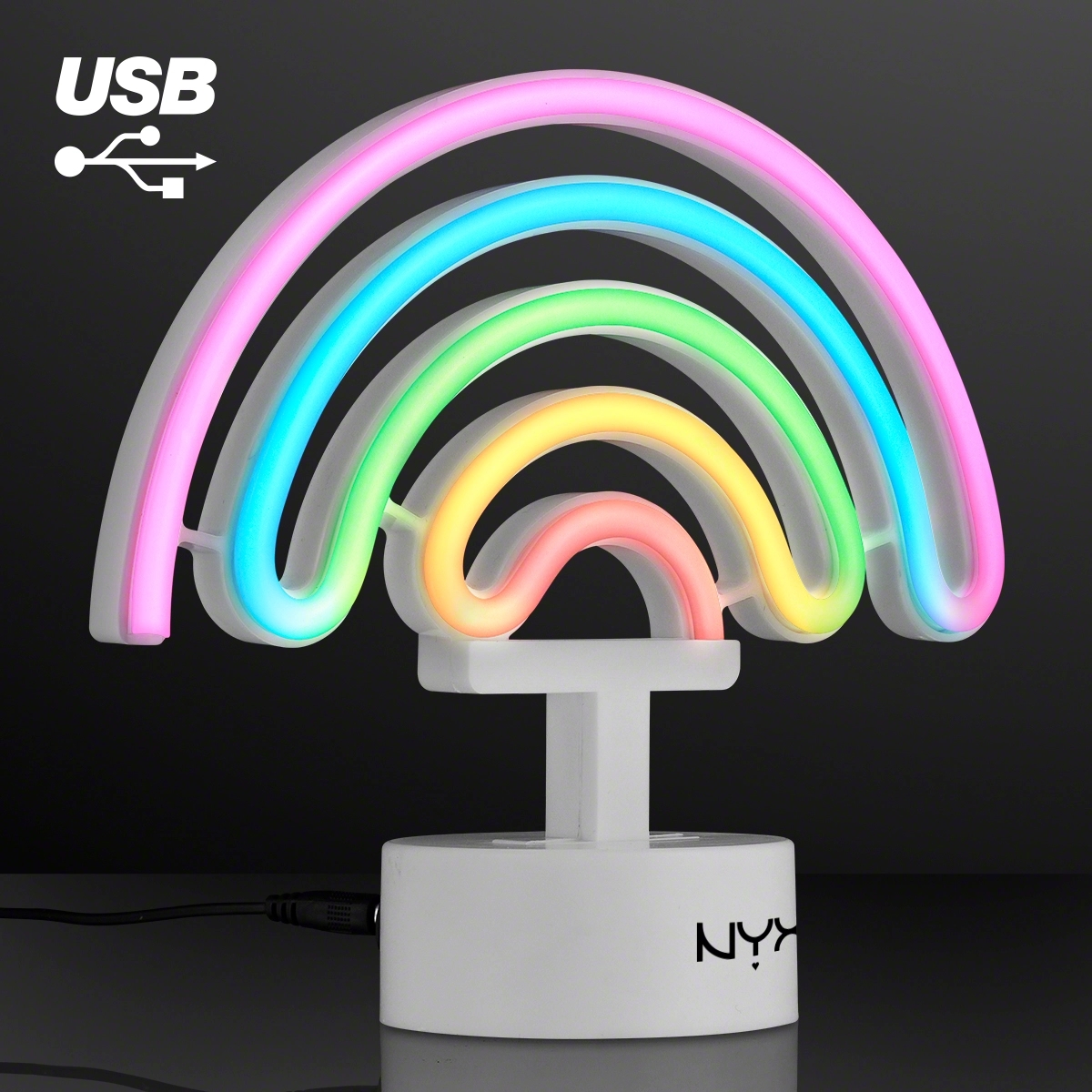 Neon LED Rainbow USB Tabletop Light 5