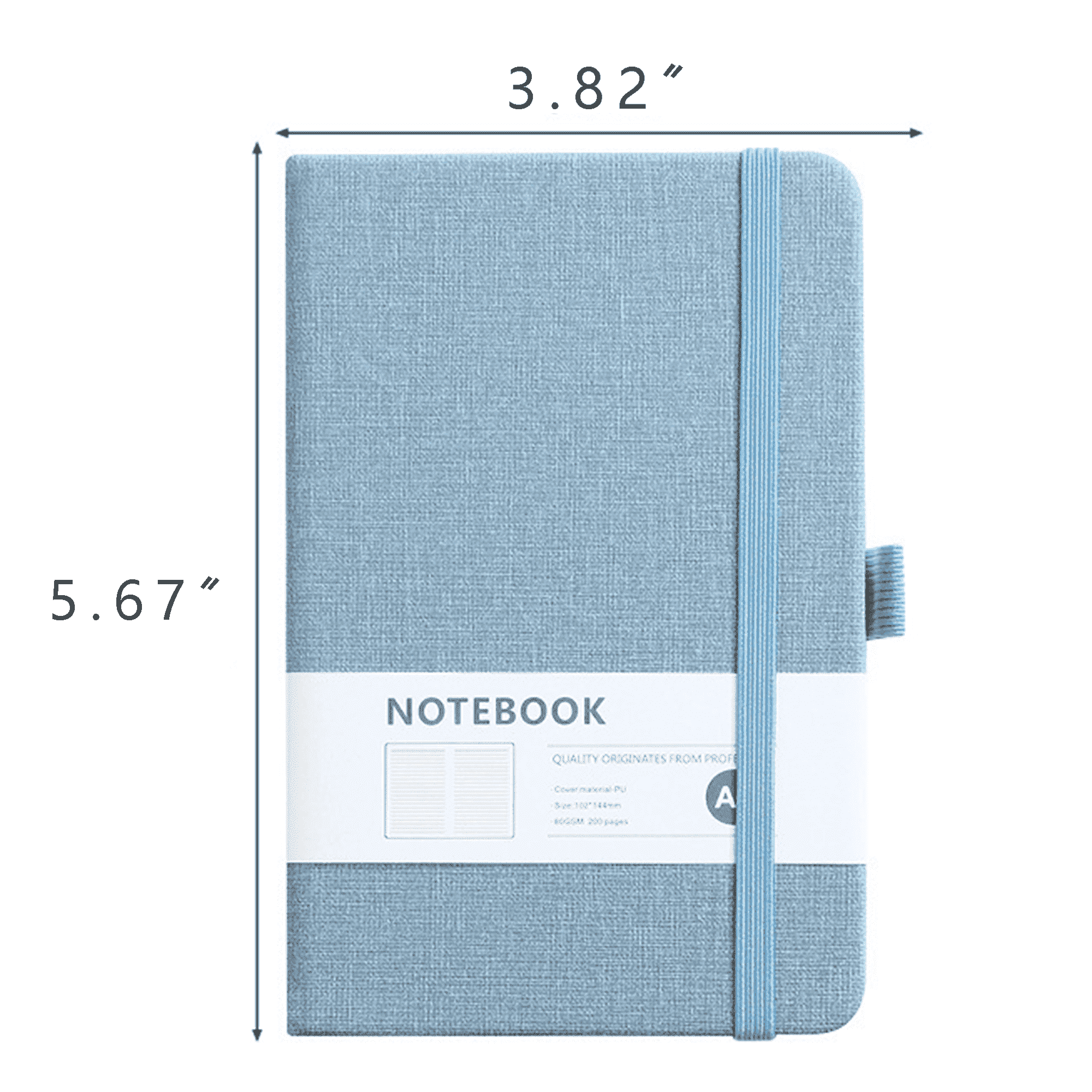 Pu Leather A6 Notebook With Strap 2