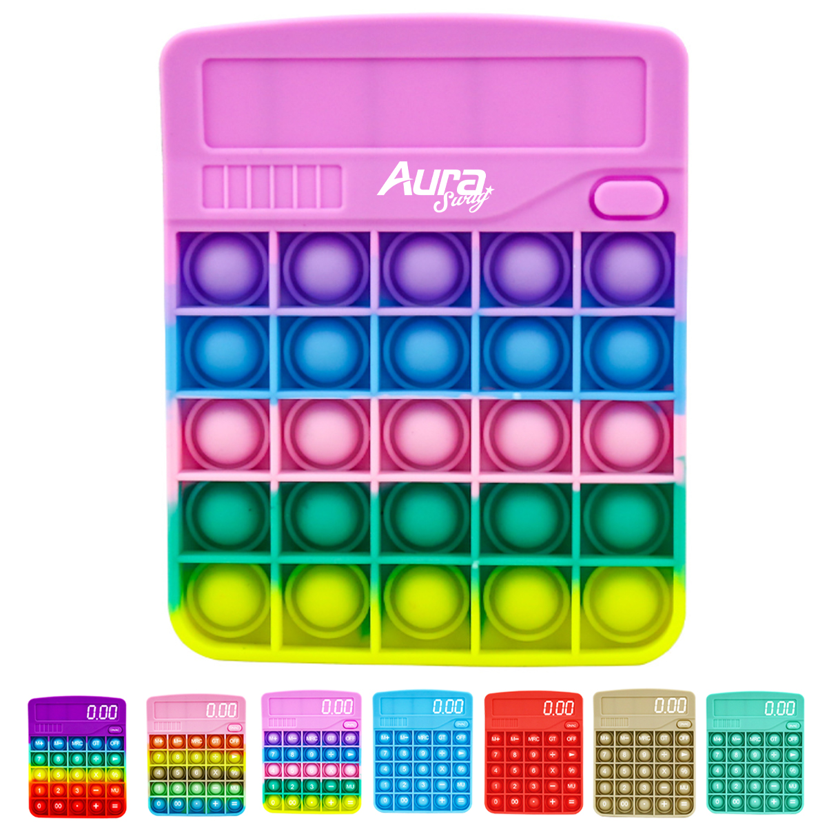 Calculator Design Fidget Pop Bubble Sensory Toy 3