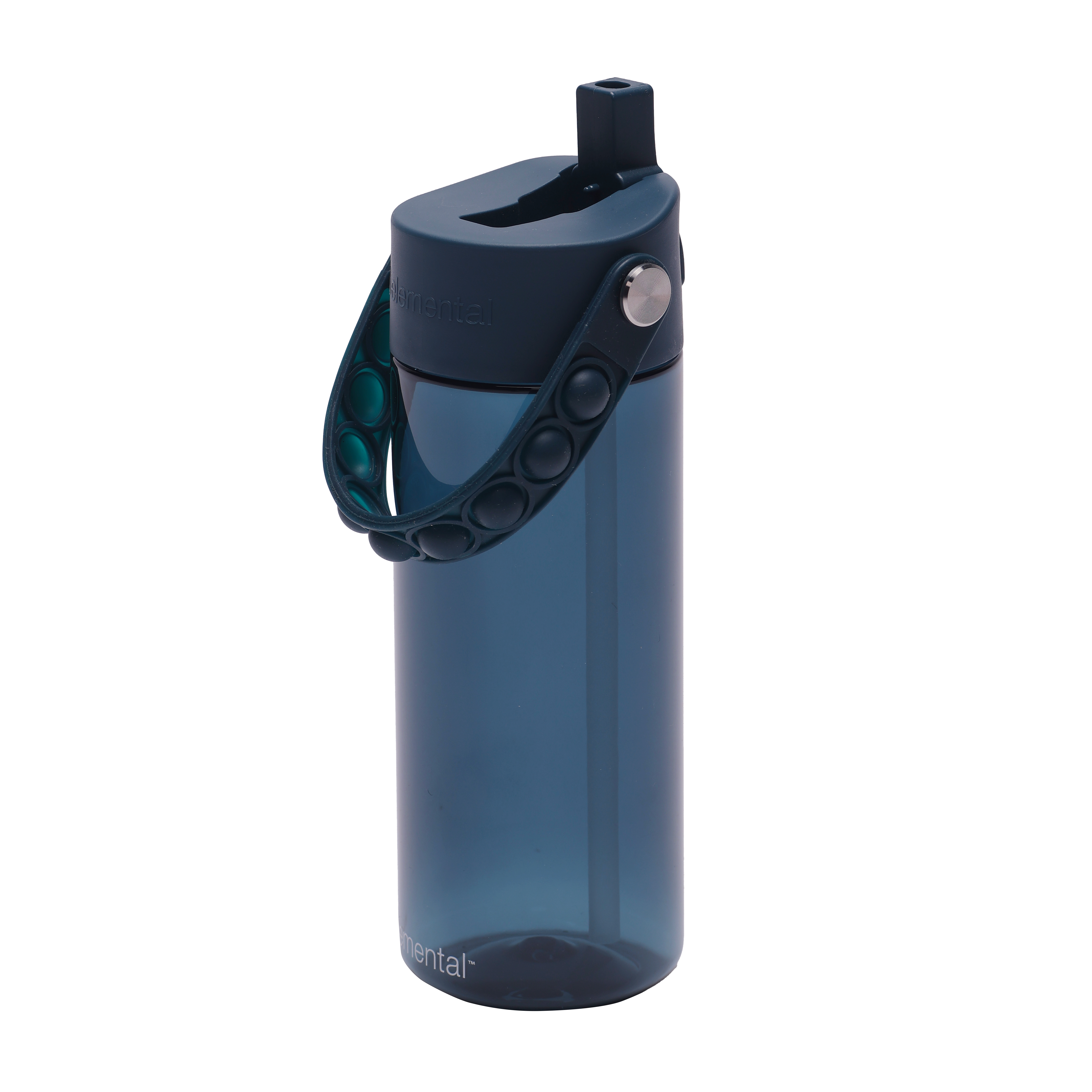 Elemental® Splash Pop Fidget 18oz Tritan Water Bottle - with Drinking Spout and Straw 8