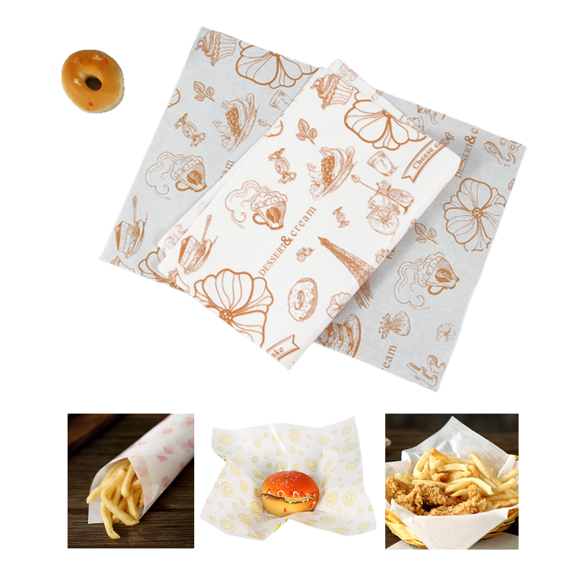 Grease Resistant Food Wrapping Paper 1