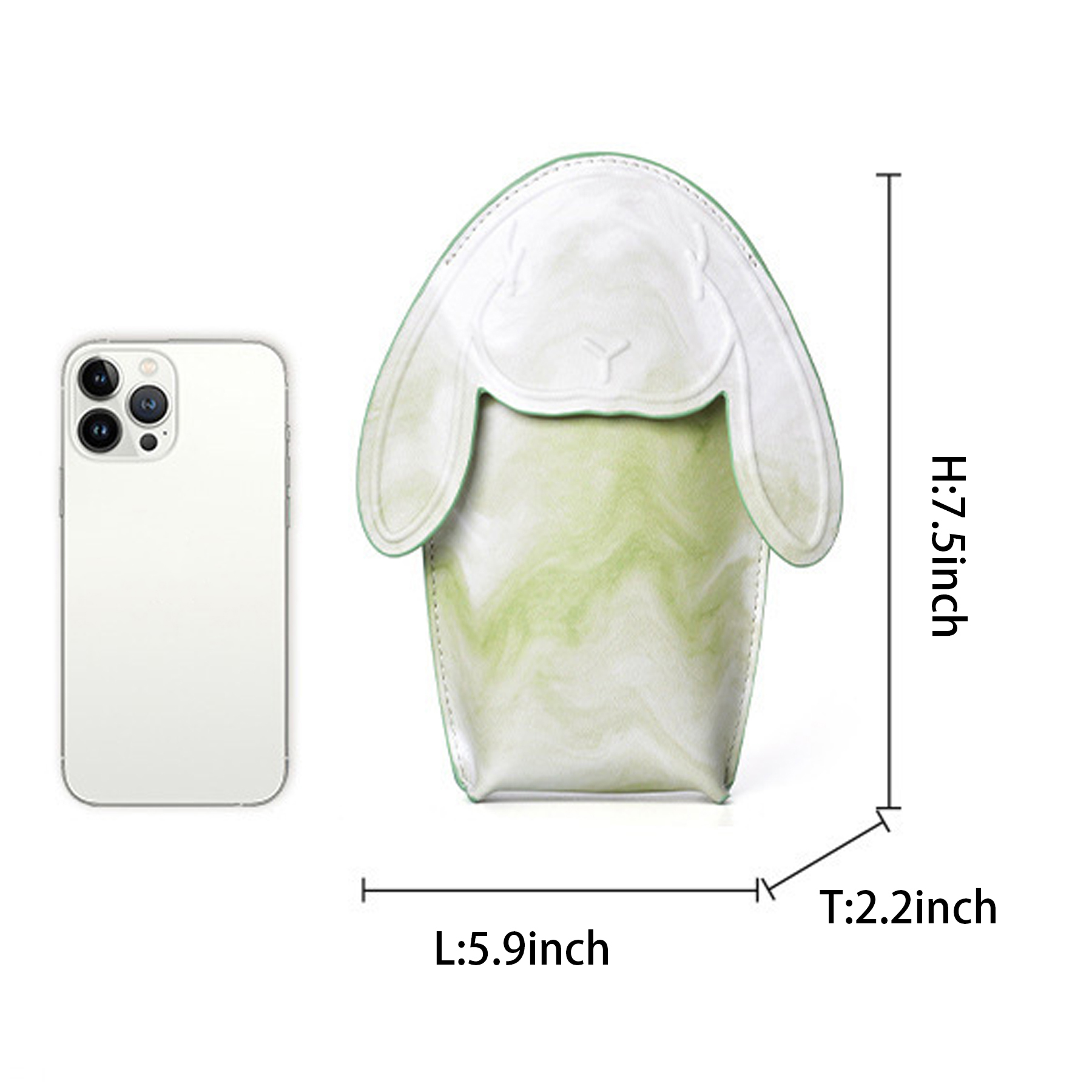 Genuine Leather Cell Phone Purse 1