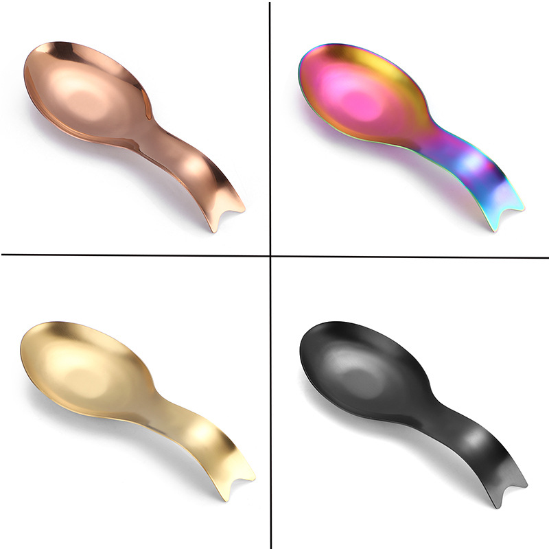 Stainless Steel Spatula Ladle Holder Large Size Spoon Rest 2