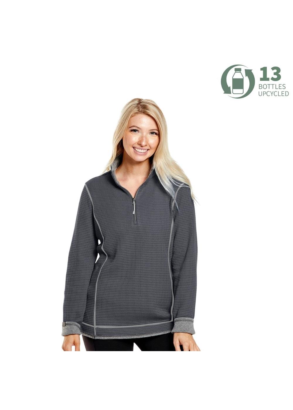 Storm Creek Women's Maverick Waffle Knit Quarter Zip 7
