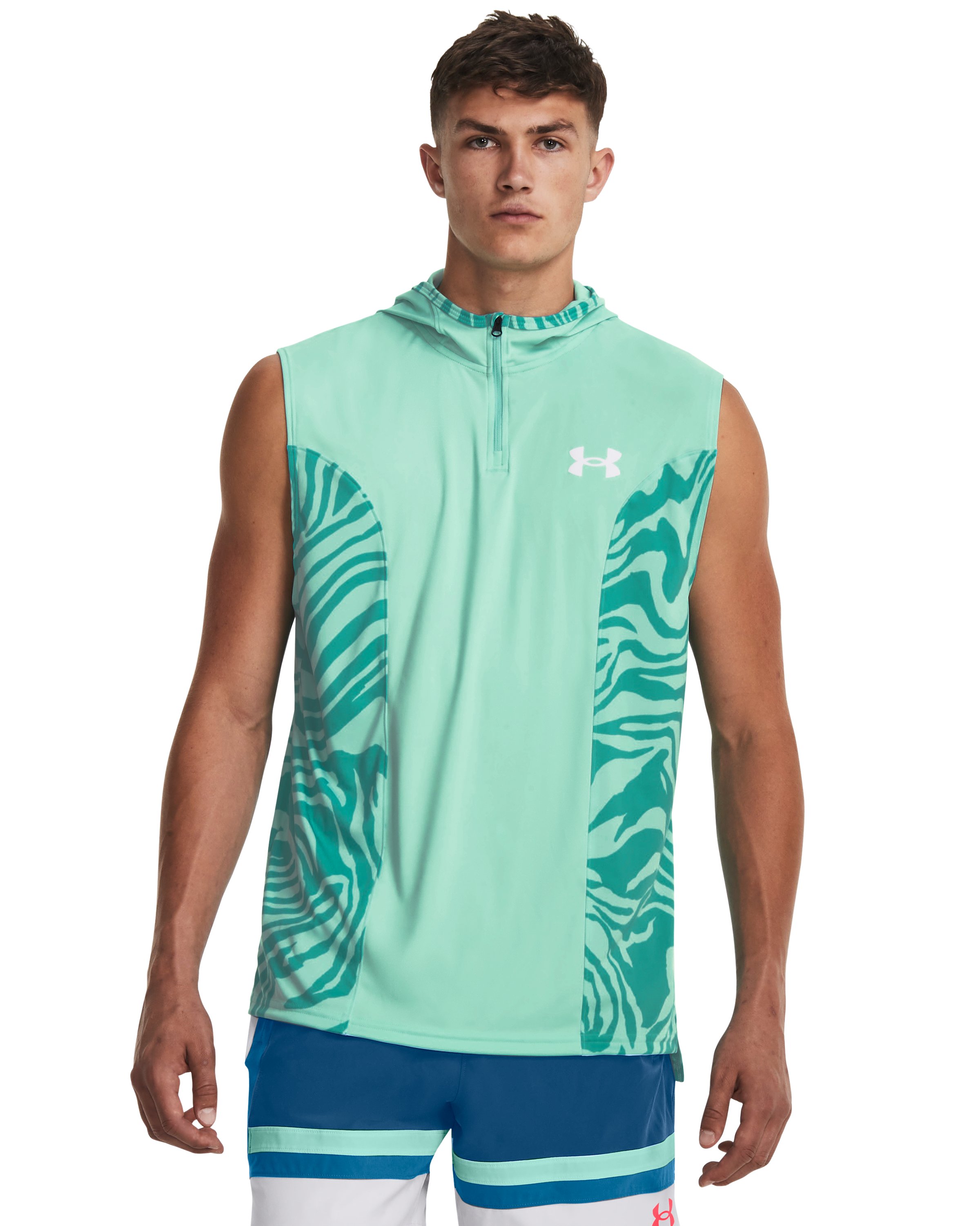 UA Baseline Men's Tank Hoodie 10