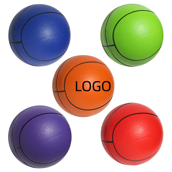 2 1/2" Basketball Stress Reliever 2