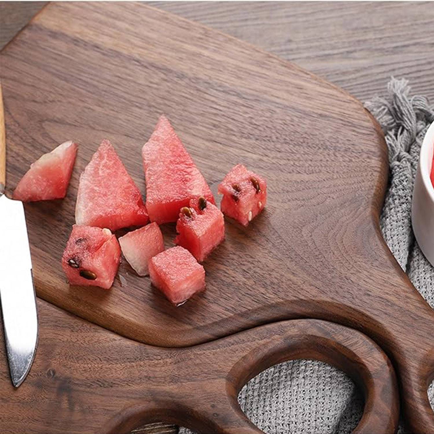 Black Walnut Solid Chopping Boards Wood Tray 3
