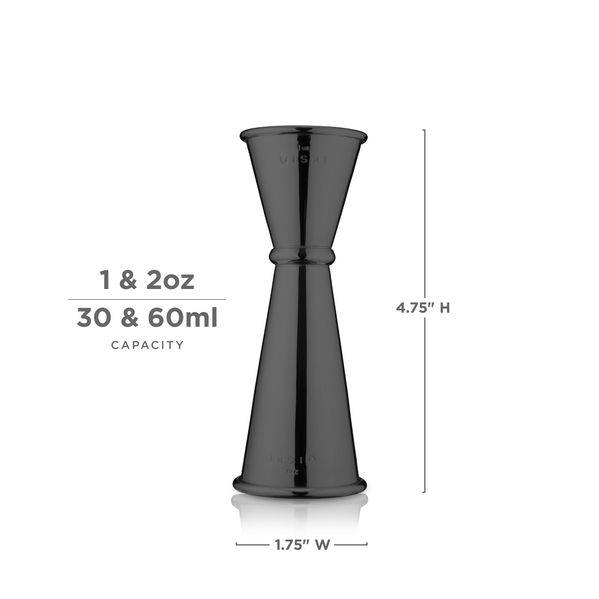 Viski® Large Japanese Style Jigger 8