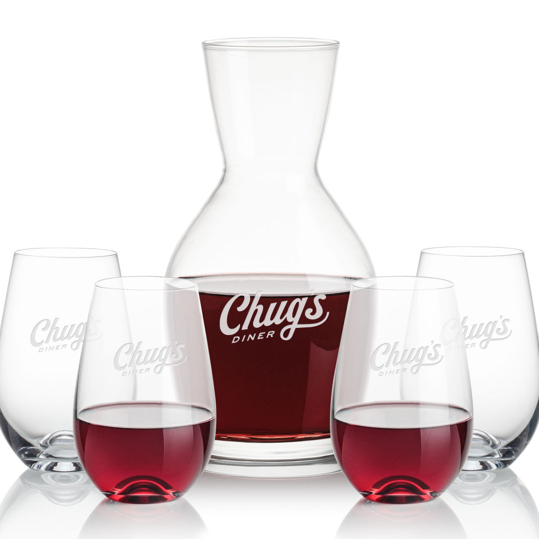 Westwood Carafe & Boston Stemless