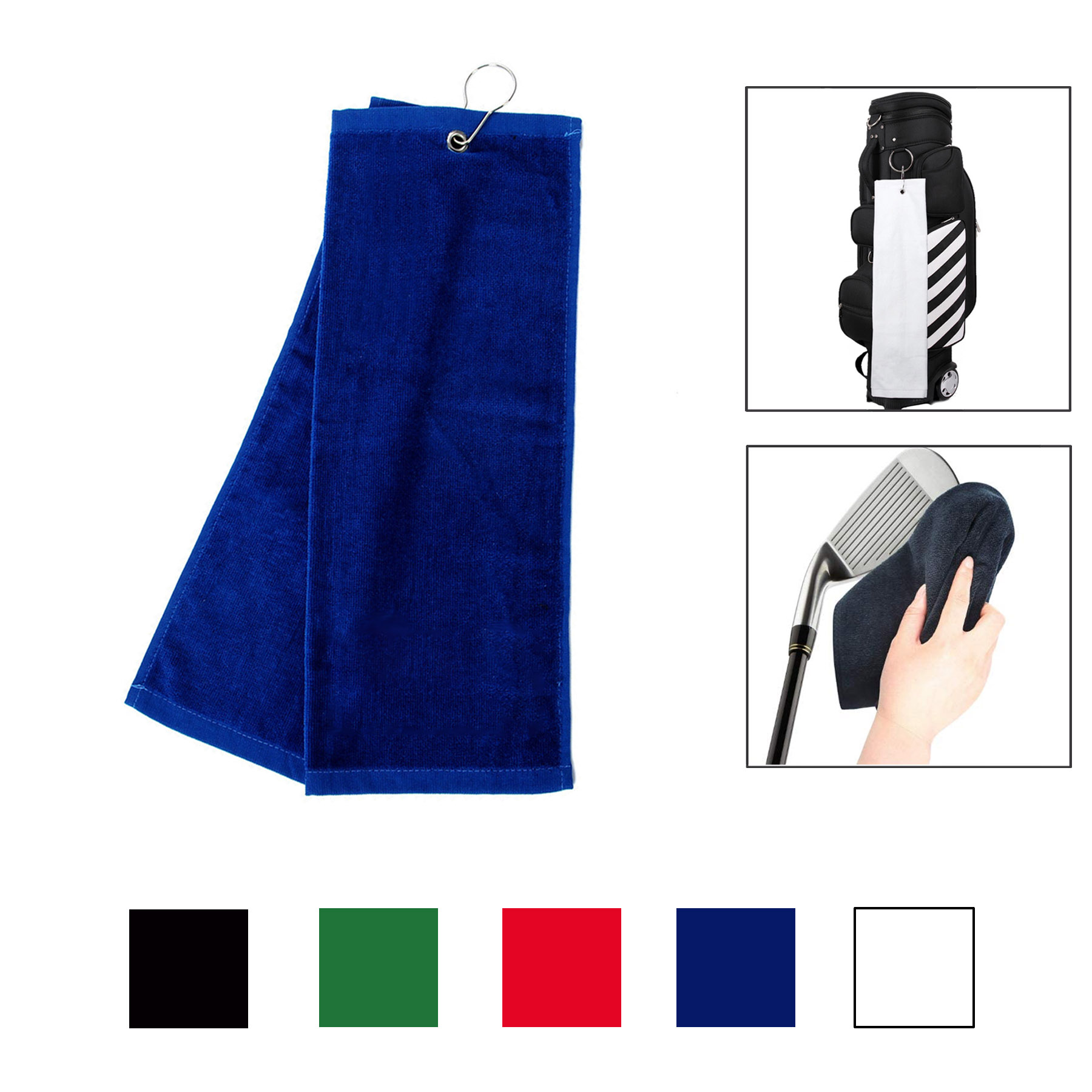 Cotton Golf Tri-Fold Towel 2