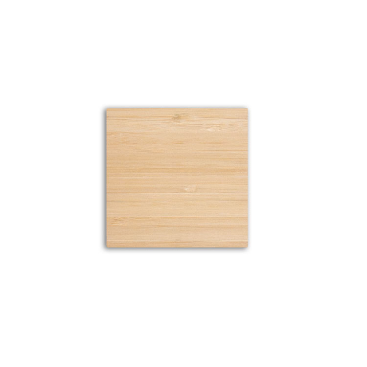 Square Bamboo Coaster 4"x 4"x 5"