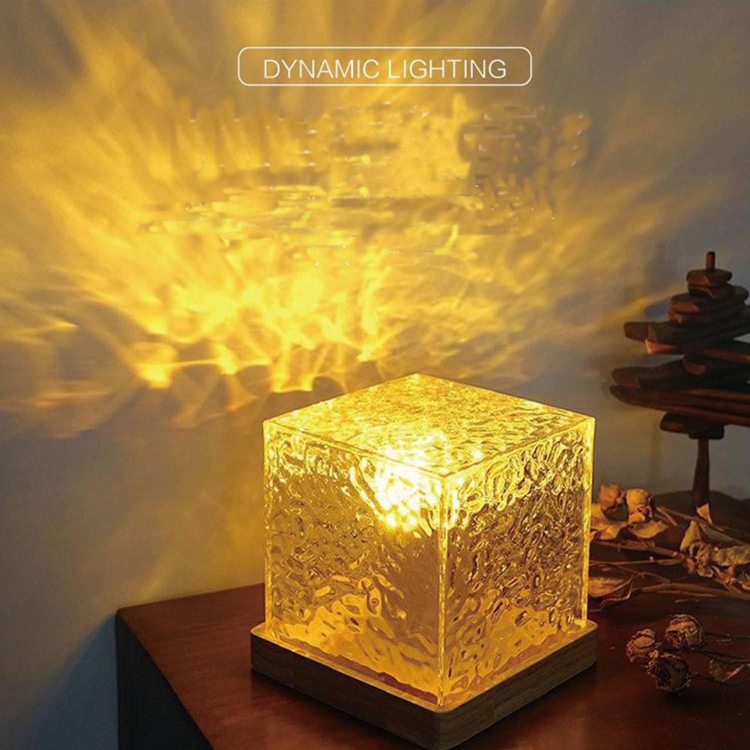 Light and shadow atmosphere crystal lamp 2