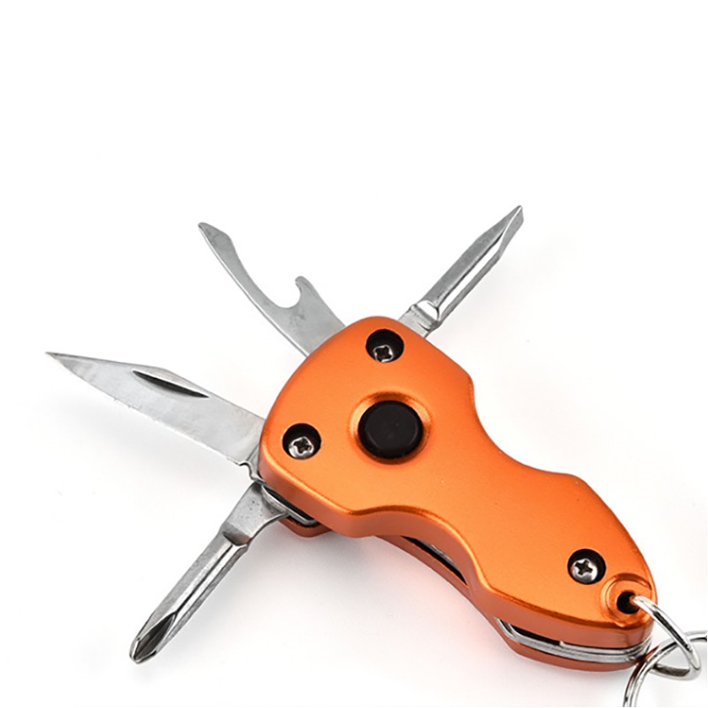 Stainless Steel Key Chain Pocket Multi-Tool 8