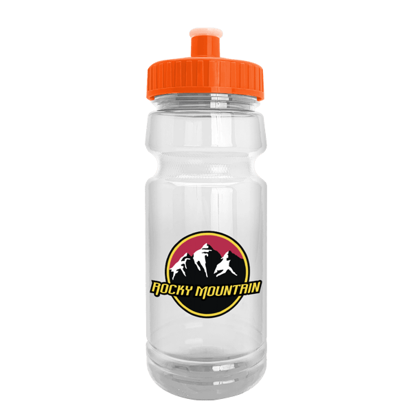 Wheely 24oz Transparent Bike Bottle w/Push-Pull Lid 9