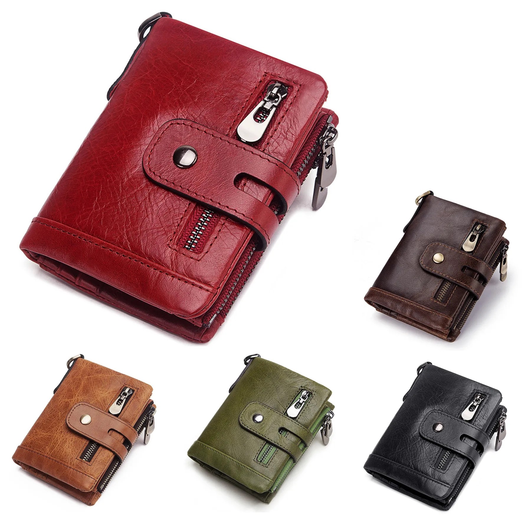 Tri-Fold Zipper Coin Purse 4