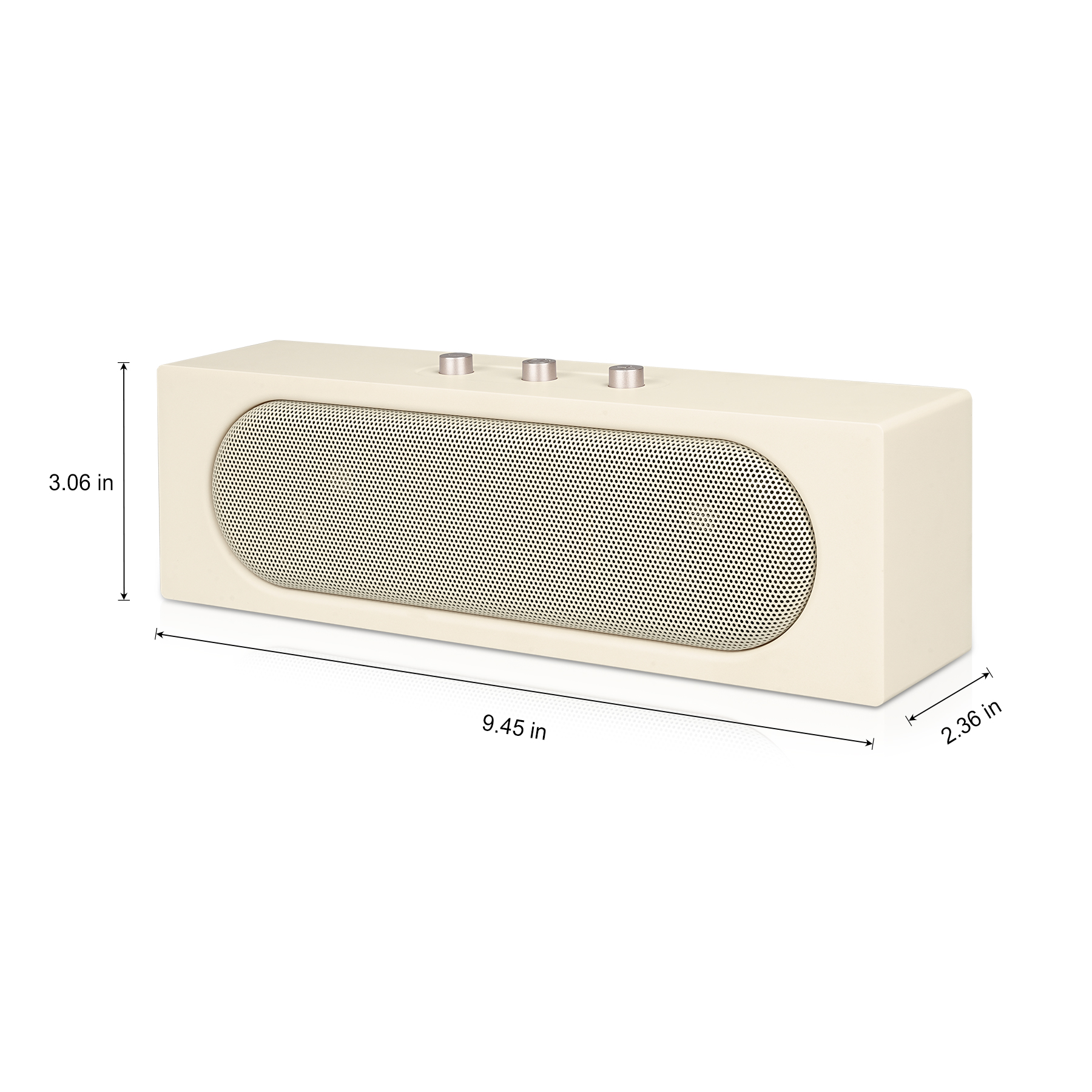 Portable Creamy Retro Soundbar Speaker 7