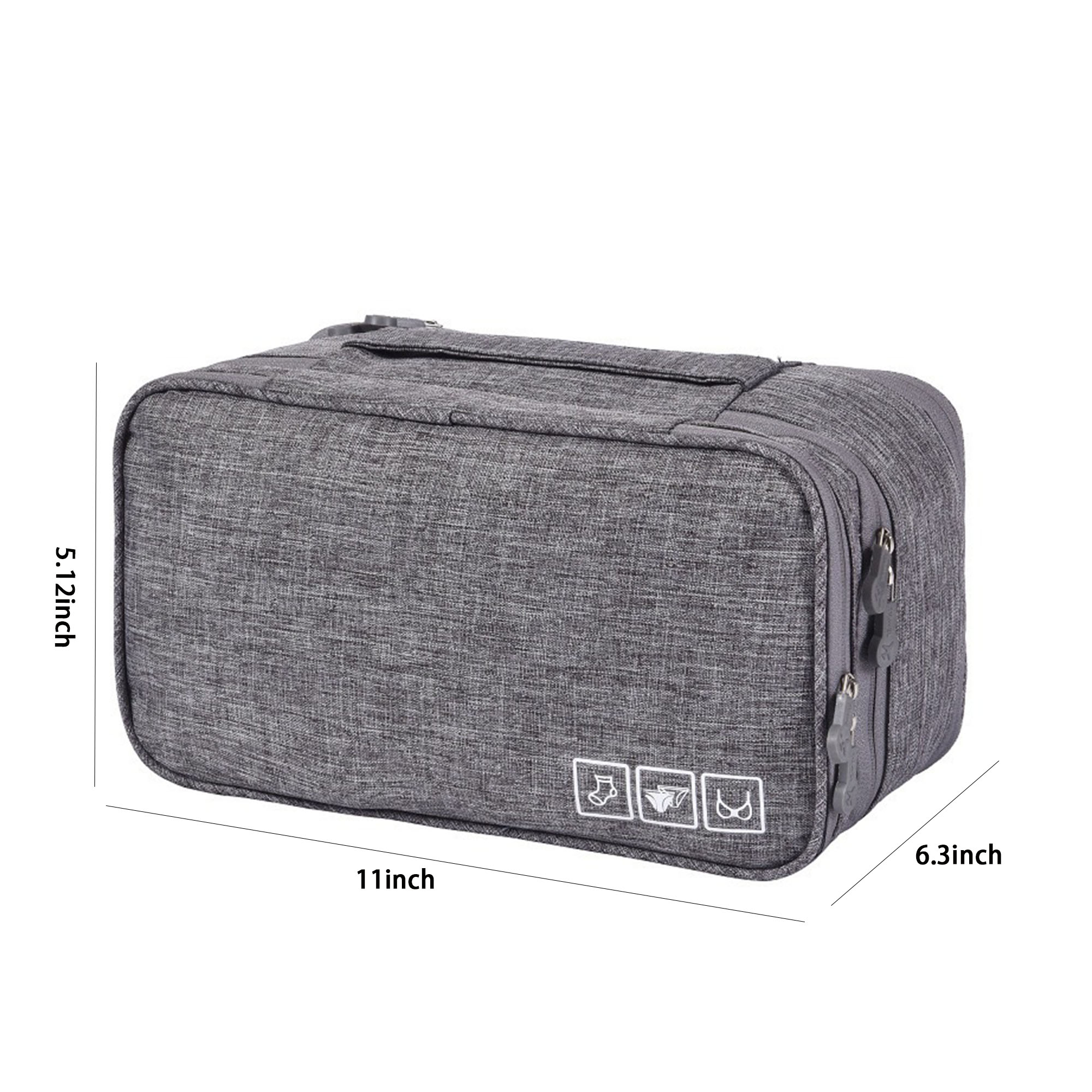 Waterproof Canti-Fabric Large Underwear Travel Organizer 4