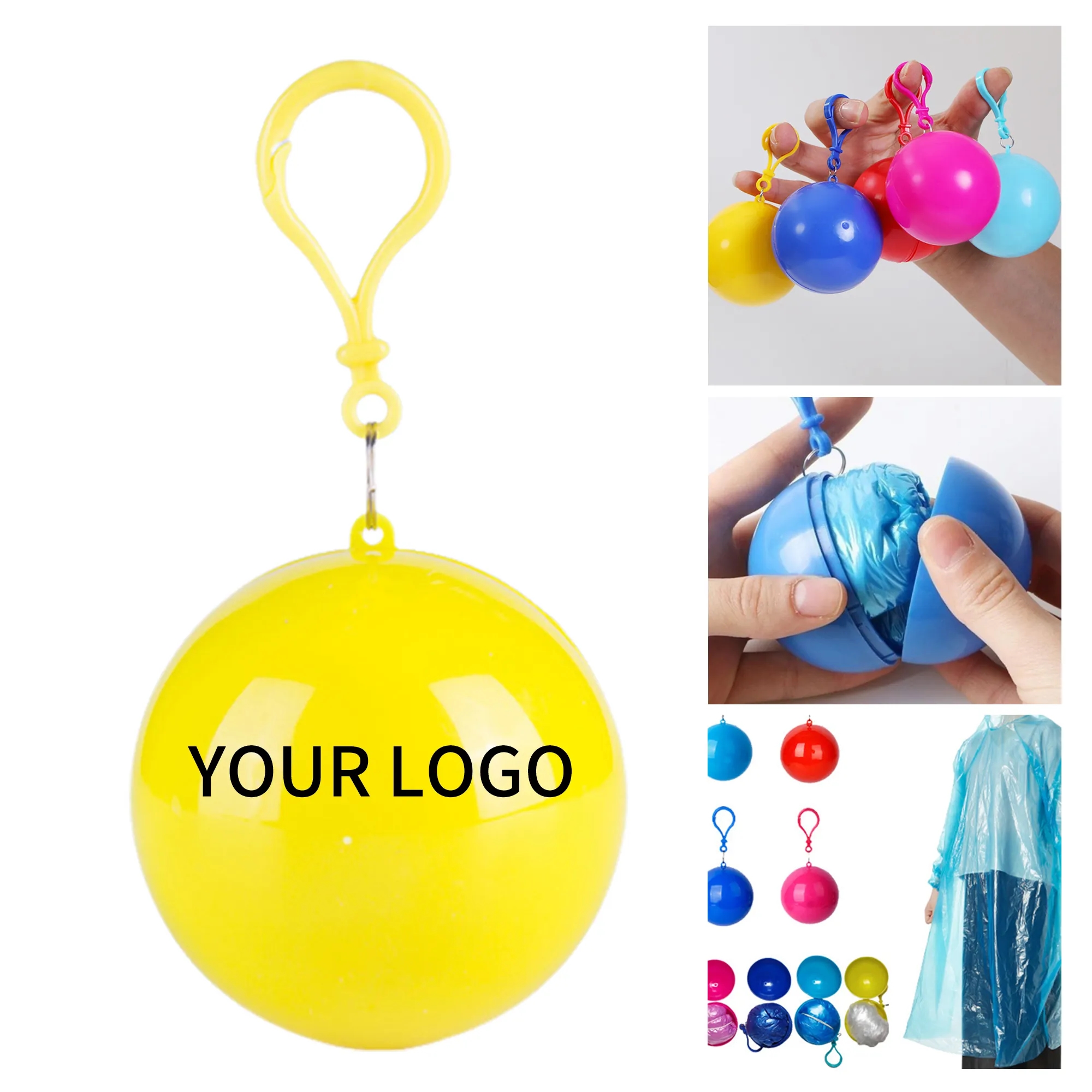 Portable Disposable Emergency Raincoat Ball 6