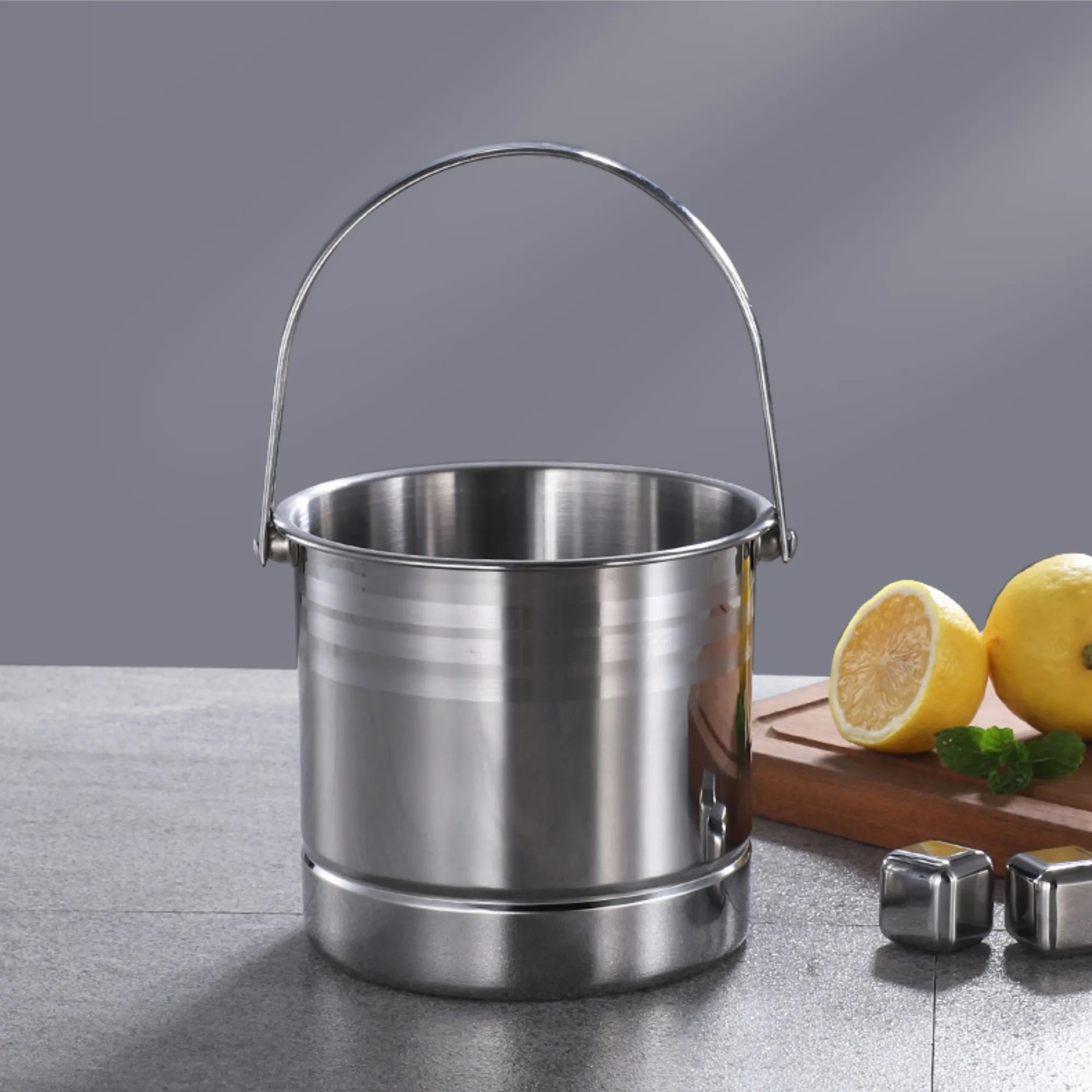 Stainless Steel Ice Buckets For Beer Champapne 4