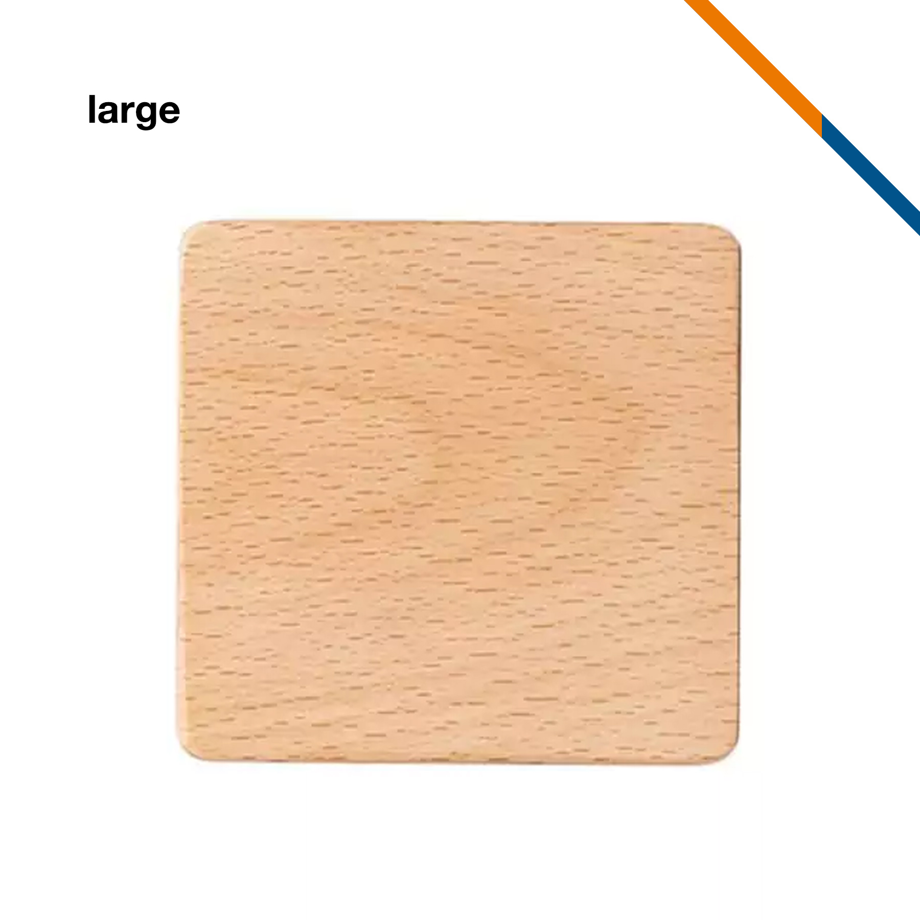 Shockley Beech Wood Square Coaster 4