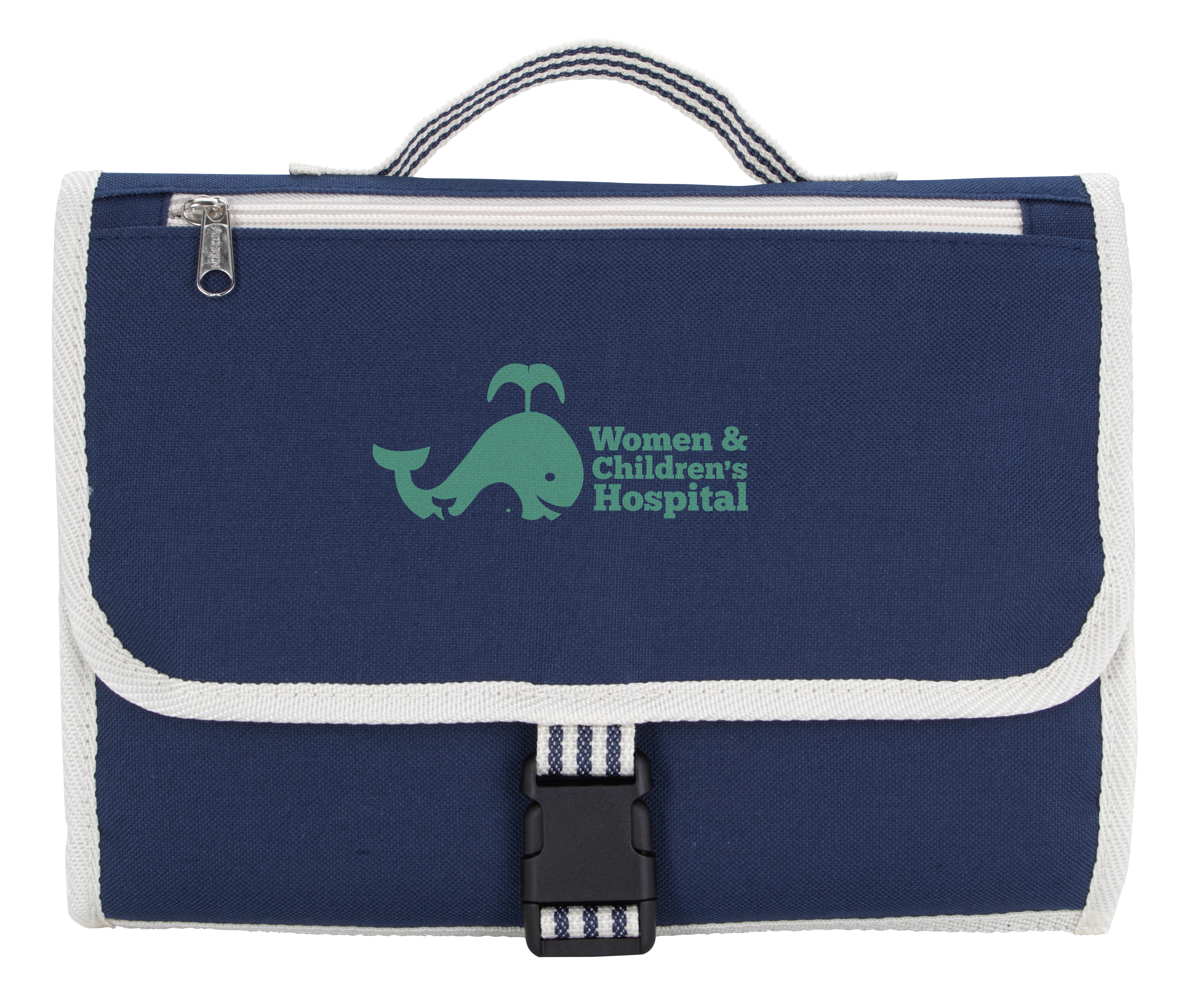 Atchison® Stripe Diaper Changing Travel Pouch/Mat 10