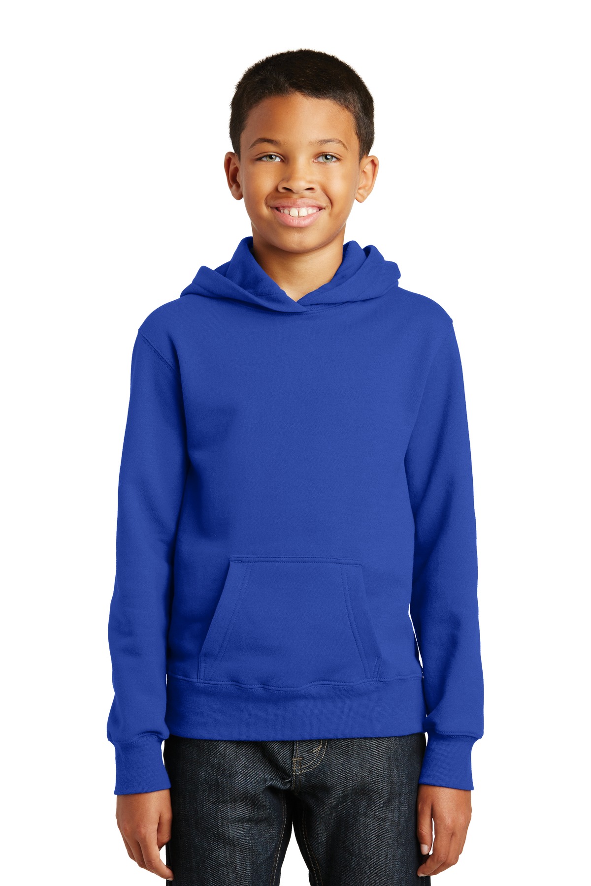 Port & Company® Youth Fan Favorite Fleece Pullover Hooded Sweatshirt 19