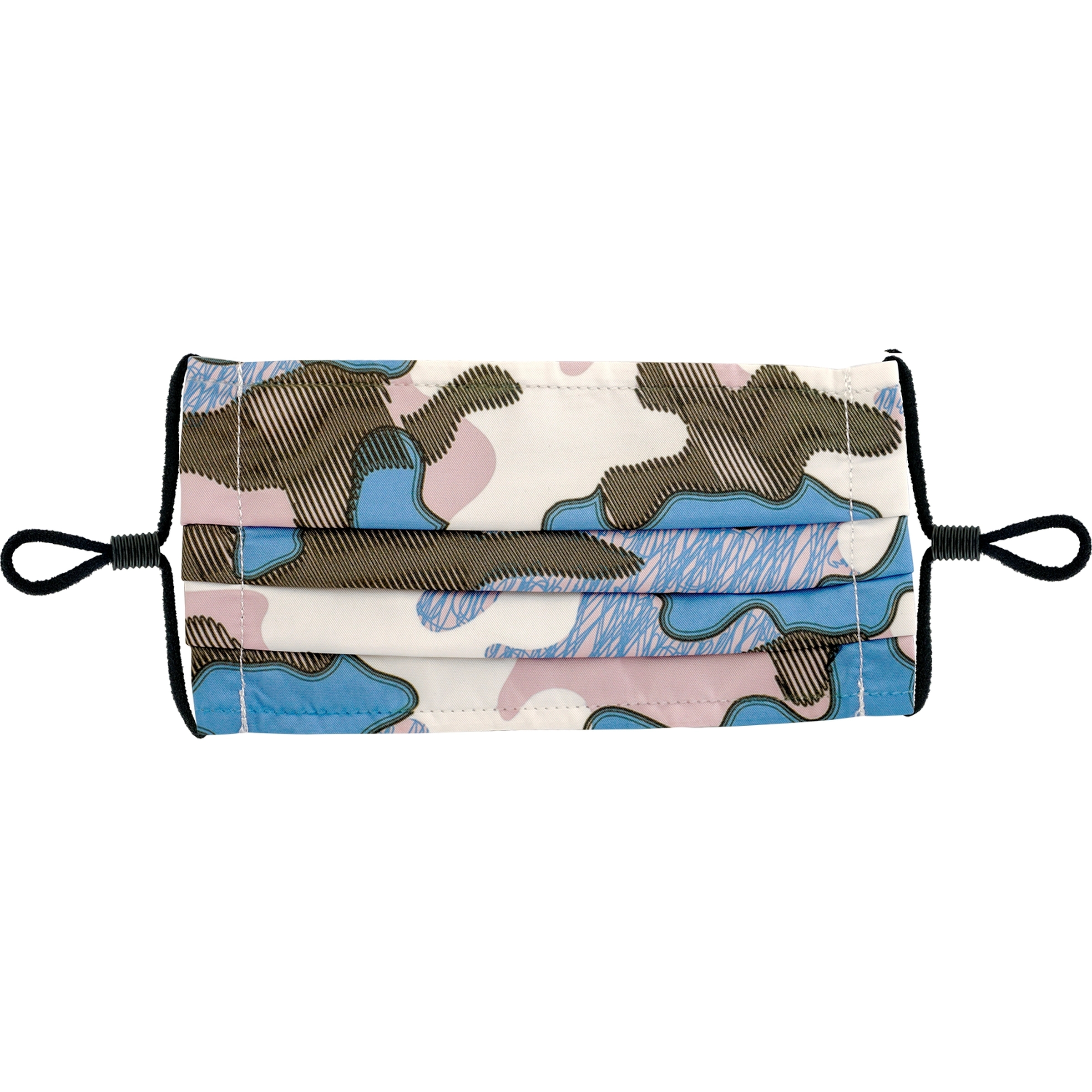 Full Color Pleated Face Mask 2