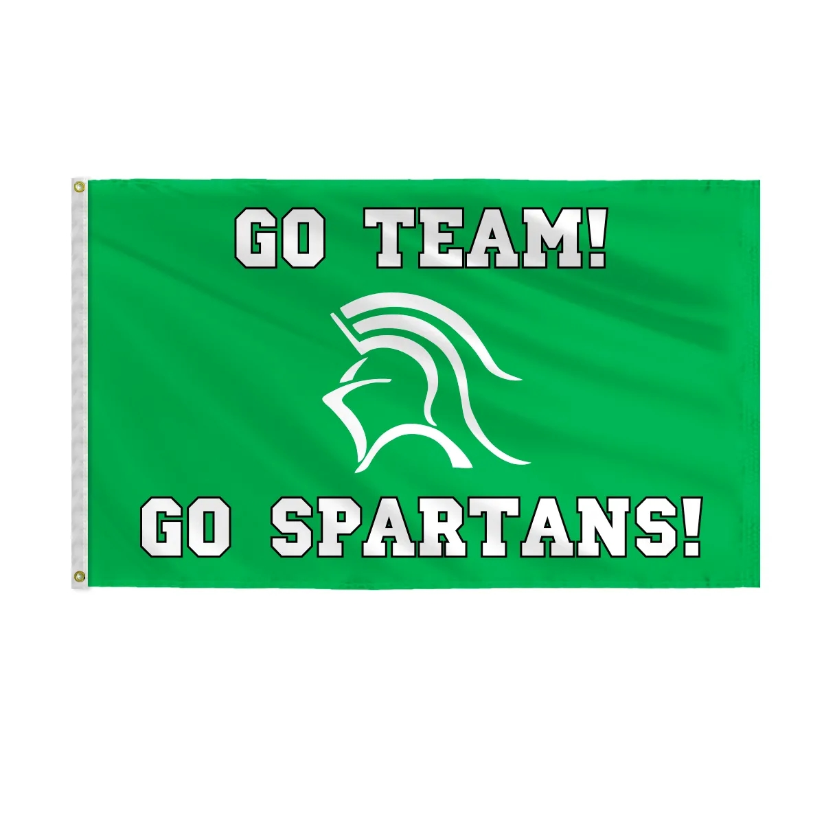 Spartan Mascot Flags 2
