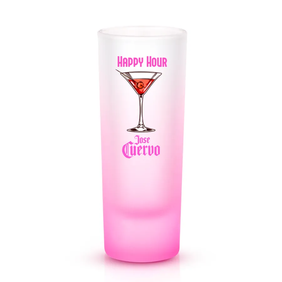 Tall Shot Glass - Colored & Frosted 2