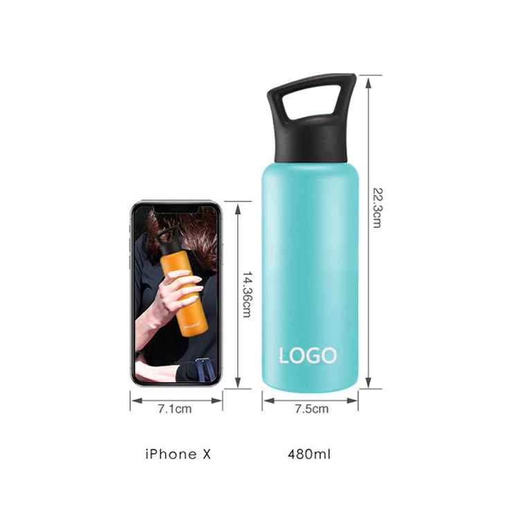 480ml Outdoor Double-Layer Vacuum Insulation Bottle 304 1