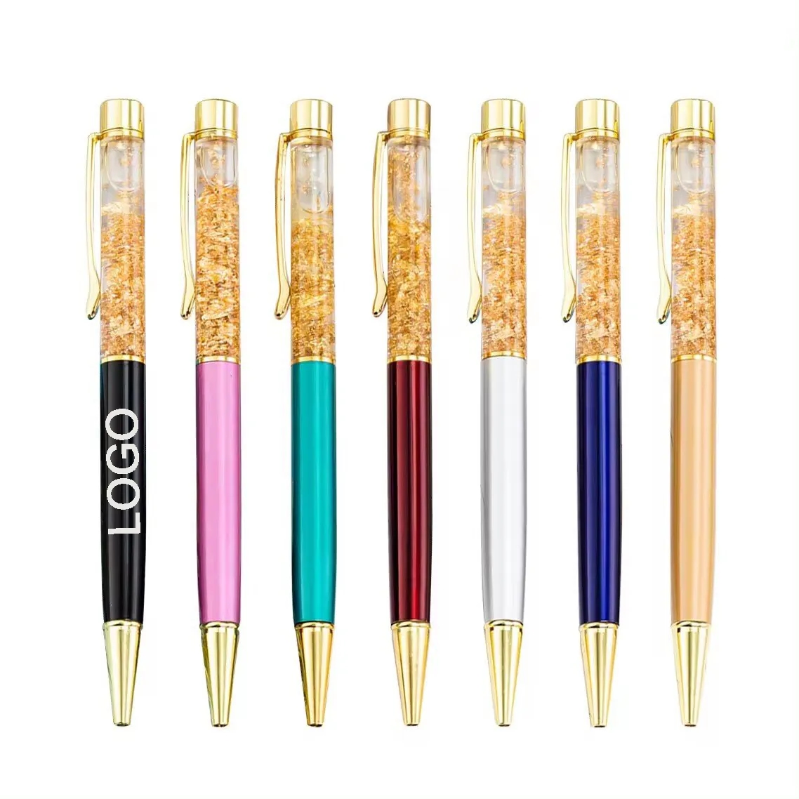Luxury Flow Oil Crystal Metal Pen 14