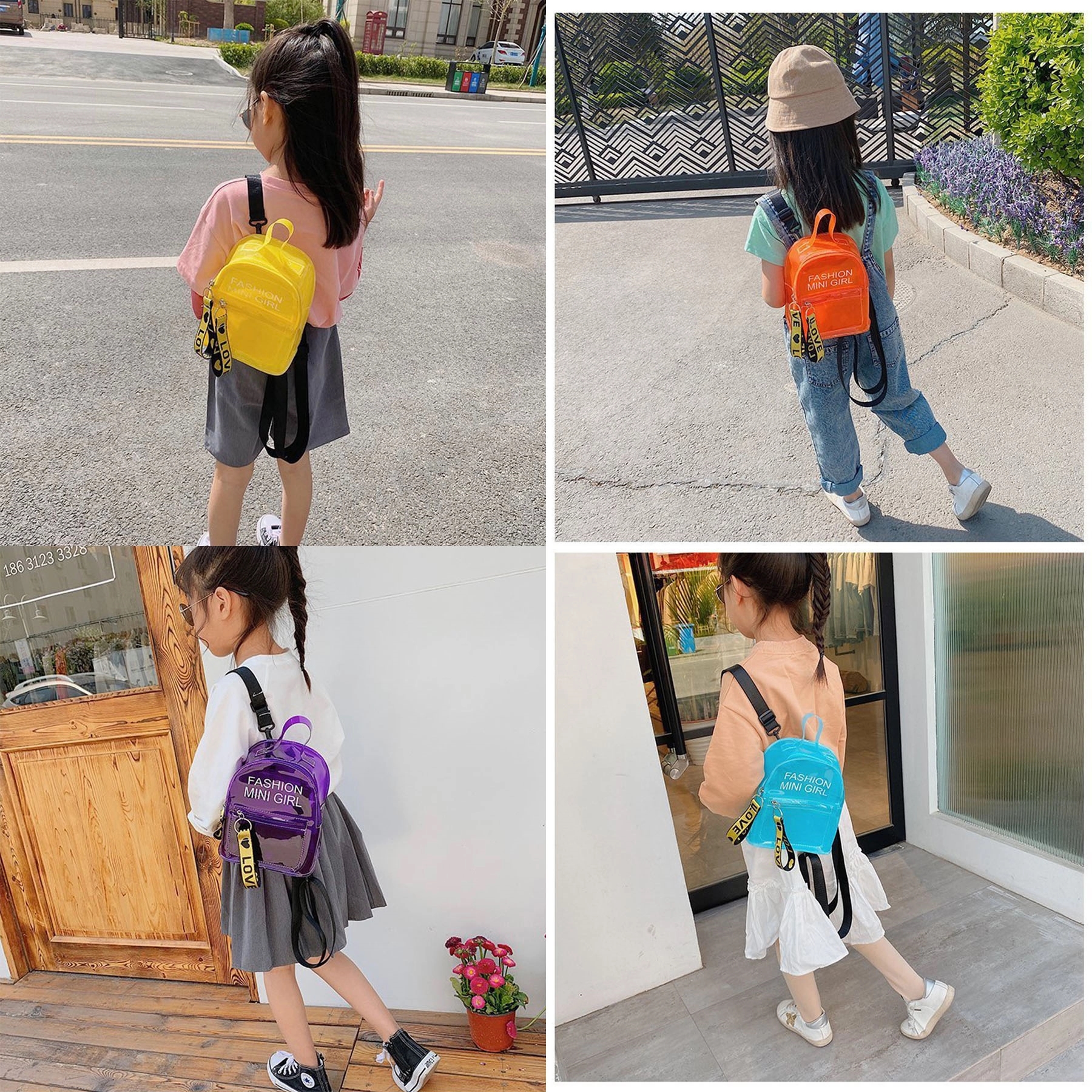 Pc Transparent Jelly Backpack 10