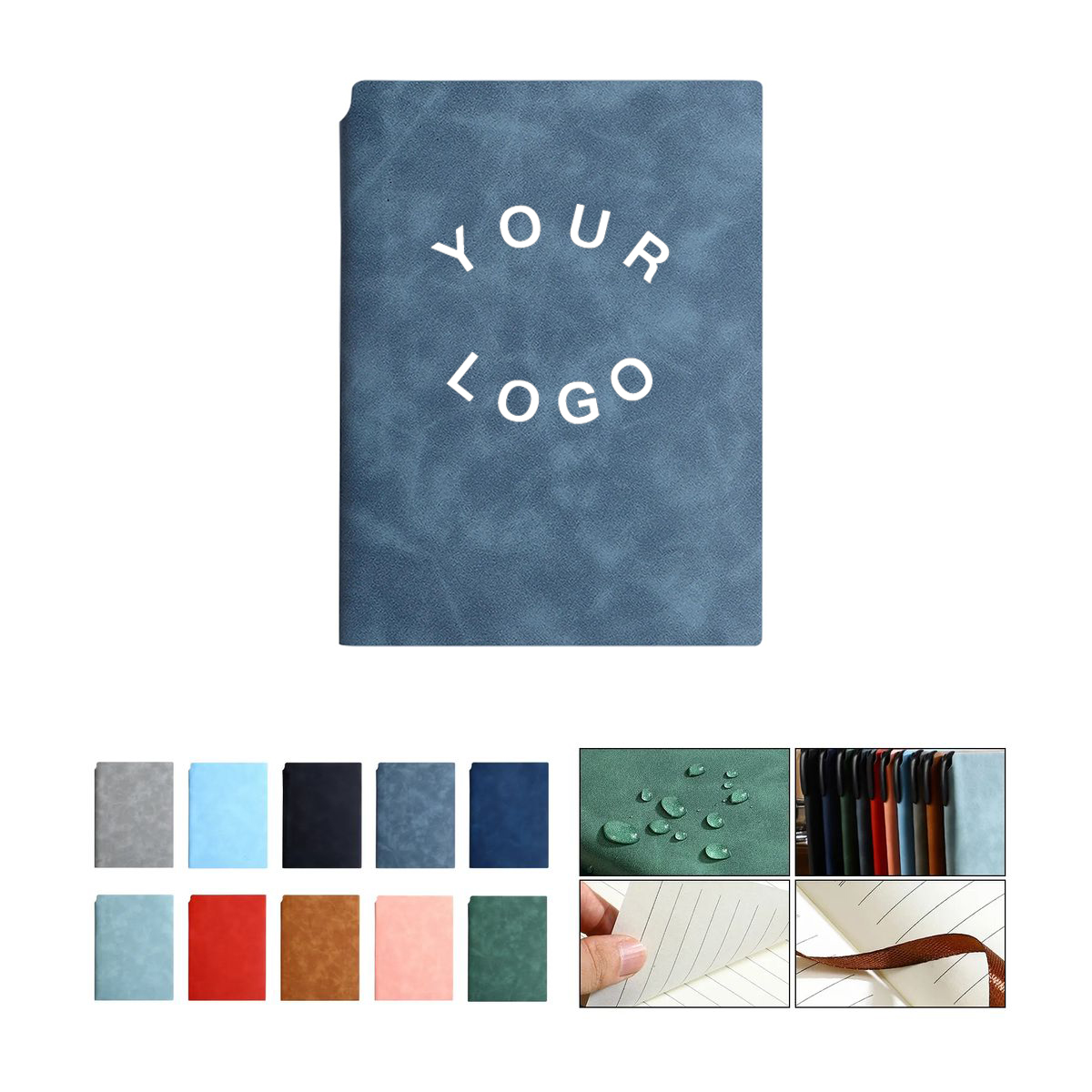 Professional PU Notepad with Debossed Decoration 4